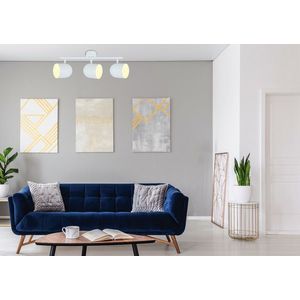 Nástenná lampa Azuro E27 biela vyobraziť