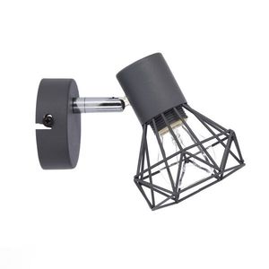 Nástenná lampa s jedným sivým drôtom 1X40W E14 Verve vyobraziť