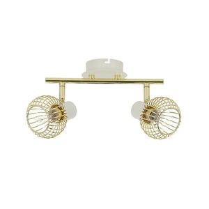 Nástenná lampa 2xE14 26cm Oslo Strip biela/zlatá vyobraziť