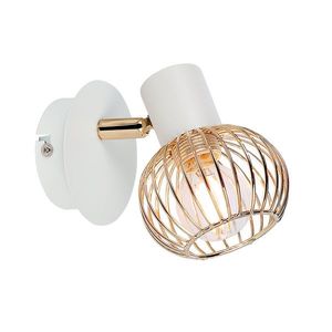 Nástenná lampa 1X40W E14 biela/zlatá OSLO vyobraziť