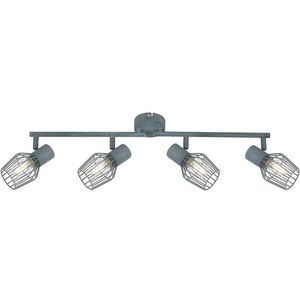 Nástenná stropná svietiaca páska 4X40W E14 sivá VIKING vyobraziť