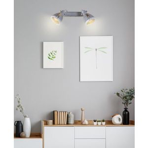 Nástenná lampa Crodo E14 sivá vyobraziť