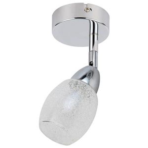 Nástenná lampa 1X6W SMD okrúhla hlava s kĺbovým vymeniteľným tienidlom chróm/číra RICO vyobraziť