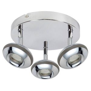 LED stropné svietidlo 3x6W 26cm SKIPPER LED COB STROPNÉ SVIETIDLO OKRÚHLA HLAVICA S CHROMOVÝM KĹBOM vyobraziť