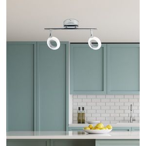 Nástenná lampa Aurelion LED pásik chróm 3000K vyobraziť