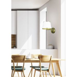 Patinovaná nastaviteľná nástenná lampa s vypínačom Ibis vyobraziť