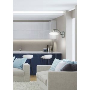 Nástenná lampa 1X40W G9 saténový nikel+biele sklo ELISA vyobraziť