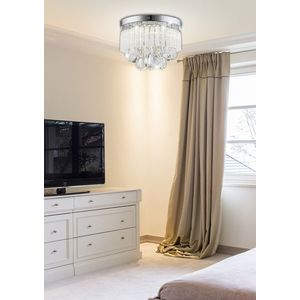 Stropná lampa Lonella, chrómová, LED vyobraziť