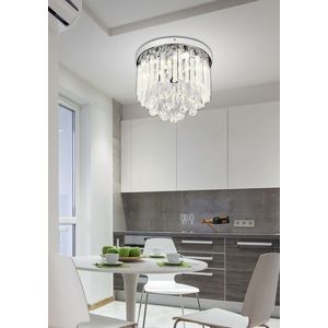 LED stropná lampa 28cm ATELLA CHROME vyobraziť