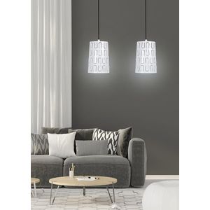 Závesná lampa 2xE27 48cm biela VISTA vyobraziť