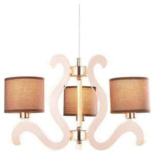 Medená závesná lampa 3x40W + LED luster 18, 4W Ambrosia vyobraziť