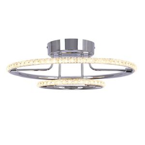 Okrúhle LED stropné svietidlo chrómové stropné svietidlo 36W 3000K Adel vyobraziť