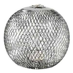 Kovové tienidlo na lampu, prelamované, chrómové, G9 80 mm, pre lampy Novel vyobraziť