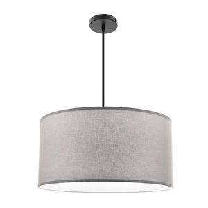 Závesná lampa SHANTI čierna 1x40W E27 tienidlo sivá vyobraziť