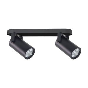 Stropná lampa Gary, čierna, 2x15W, tienidlo GU10, čierne vyobraziť