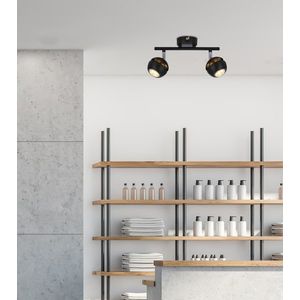 LED pásik Boni 2x3W gu10 čierny vyobraziť