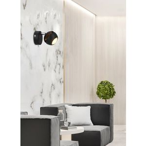 Nástenná lampa Boni 1x3W gu10 LED čierna vyobraziť