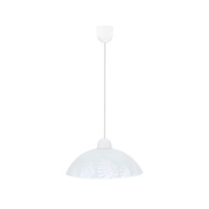 Závesná lampa Alcara 1x60W E27 tienidlo biele so vzorom vyobraziť
