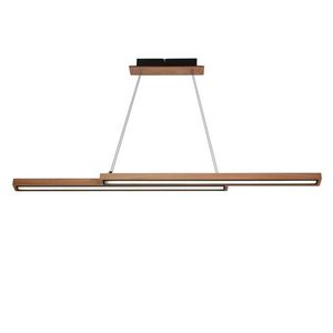 Drevená závesná lampa Sento 20W LED 4000K čierny kryt vyobraziť