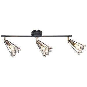 Stropné svietidlo čierne bodové 3xGU10 54cm Colly 93-01634 vyobraziť