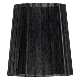 Tienidlo na lampu Rifasa/Sorento 15cm E14 čierna oceľ/organza vyobraziť