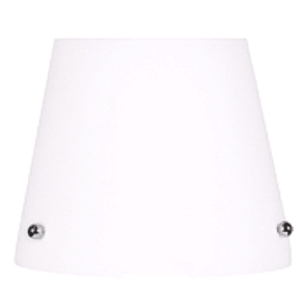 Biele sklenené tienidlo pre stojacu lampu Tango vyobraziť