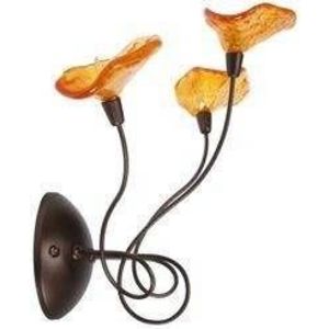 Nástenná lampa 3x20W G4 Malta hnedá2 vyobraziť