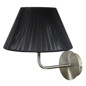 Nástenná lampa čierna 1xE14 matný nikel EMON vyobraziť