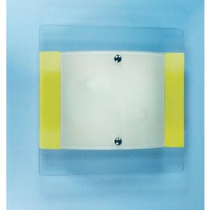 Nástenná lampa Vanilka 2X40W E27 Žltá stropná vyobraziť