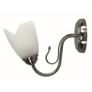 Nástenná lampa saténový nikel nástenná lampa Niva vyobraziť