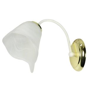 Nástenná lampa Bella 1X40W E14 Biela/Zlatá vyobraziť