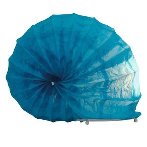 Papierová stolová lampa, nočná modrá 40W, Slimák vyobraziť