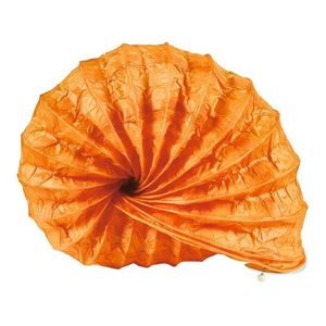 Papierová stolová lampa, nočná lampa, oranžová, 40W, Slimák vyobraziť