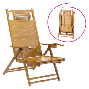 Záhradné polohovacie kreslo VARDON Tempo Kondela vyobraziť