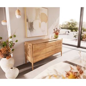 Príborník Simcha 145 cm prírodná akácia 2 dvierka 3 zásuvky vyobraziť