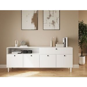 Dullum 200 Komoda Biela vyobraziť