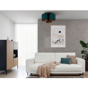 Vespillo 45x45x18cm stropný 3 zelený/zlatý vyobraziť