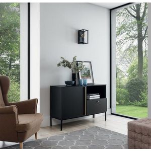 Furtim 15x30x17cm nástenné svietidlo 1 čierny vyobraziť