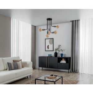 Indigeo 55x47x55cm luster 5 čierny vyobraziť