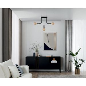 Indigeo 48x42x8cm luster 3 čierny vyobraziť