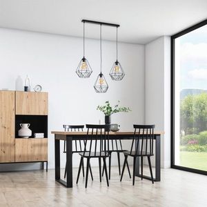 Bendinni 74x19x110cm závesná lampa 3 čierny vyobraziť