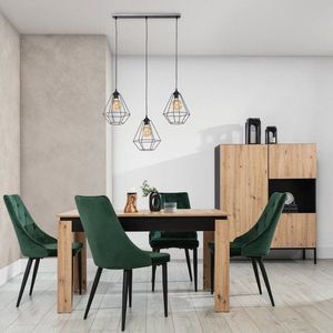 Brevitas 70x25x100cm závesná lampa 3 čierny vyobraziť