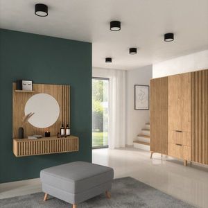 Vallum 15x15x9cm stropný 1A čierny vyobraziť