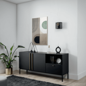 Gormar 22x13x20cm nástenné svietidlo 1 čierny vyobraziť