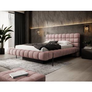 Purpurová posteľ + kovový rám/liquid/nádoba 140x200 vyobraziť