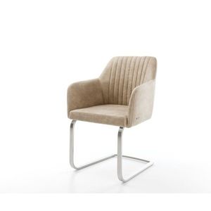 Jedálenská stolička Greg-Flex béžová vintage konzolová základňa vyobraziť