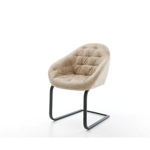 Jedálenská stolička Gaio-Flex béžová vintage konzolová základňa plochá vyobraziť