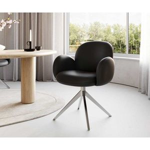 Nube-Flex otočná stolička s podrúčkami krížová základňa široká vyobraziť