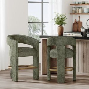 Leith LET71HO Čalúnená barová stolička vyobraziť