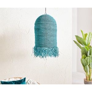 Stínidlo Kubu-Kubu Ø 55x75 cm Tyrkysová v barvě vodního hyacintu vyobraziť